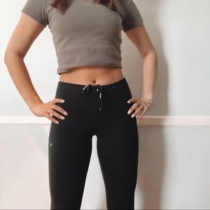 NIKE cropped dri-fit black workout leggings